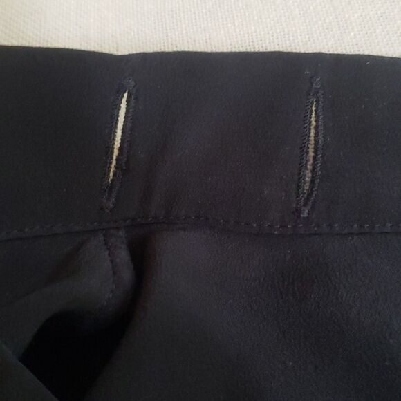 SANDRO Paris Black Silk V-Neck Blouse Top Women’s Large Office Siren Classic - Picture 7 of 8